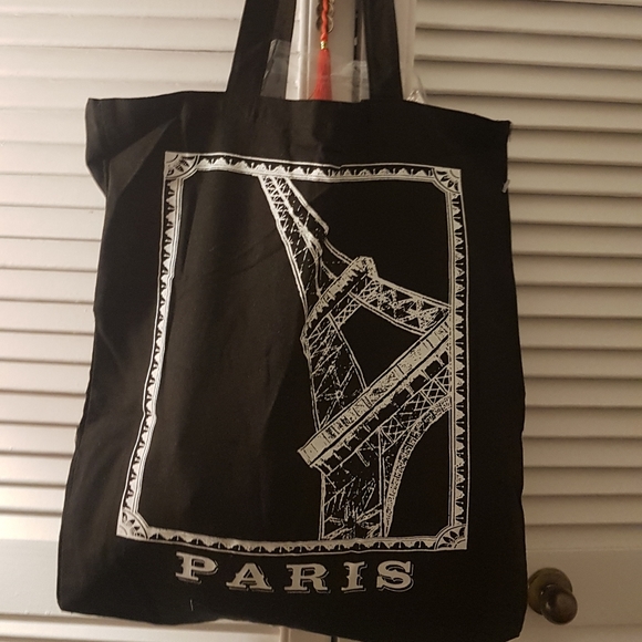 SOLD! SOLD!Paris Canvas tote. - Picture 2 of 3